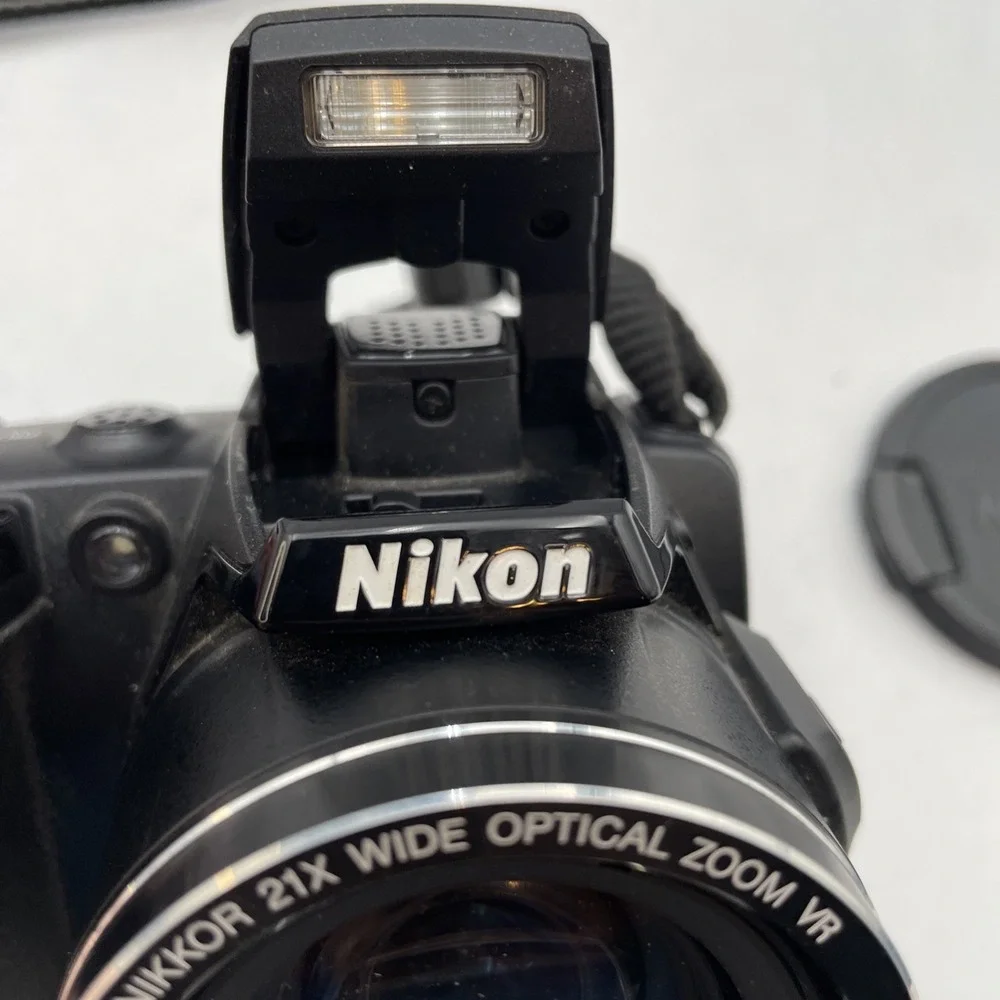 Nikon Coolpix L120 14.1MP Compact Bridge Camera 21x Optical Zoom Black - Tested